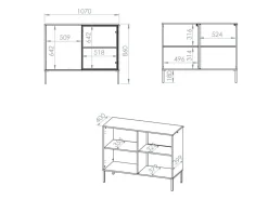 Stuemøbelsæt Virsalo 107