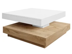 Transformer sofabord Comfivo Pisces (Wotan eg + Hvid)