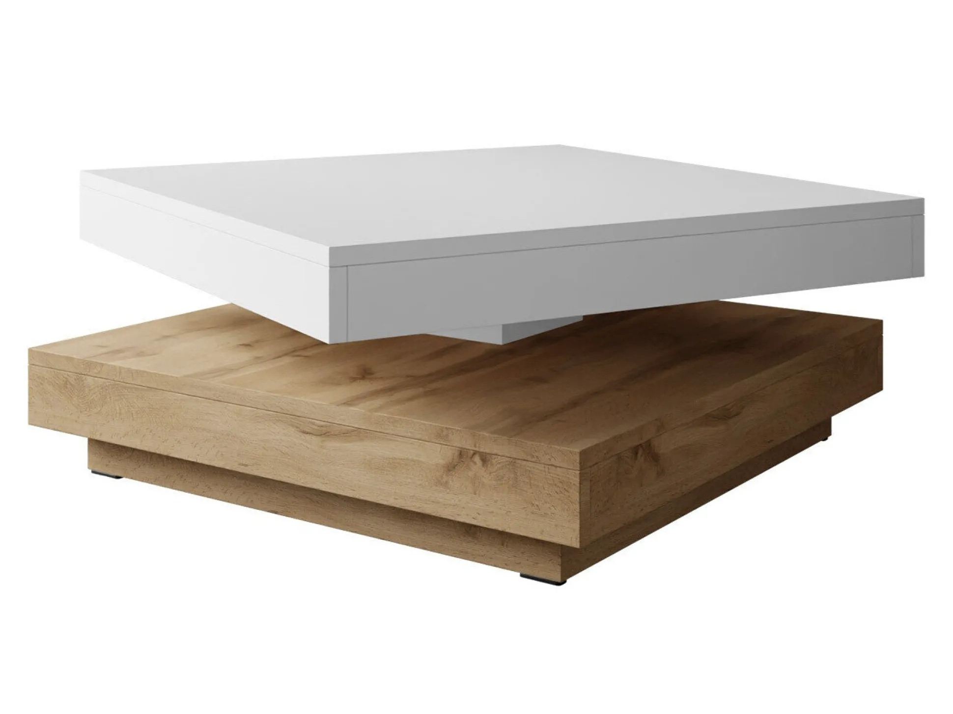 Transformer sofabord Comfivo Pisces (Wotan eg + Hvid)