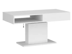 Transformer sofabord Ontario 124 (Hvid)