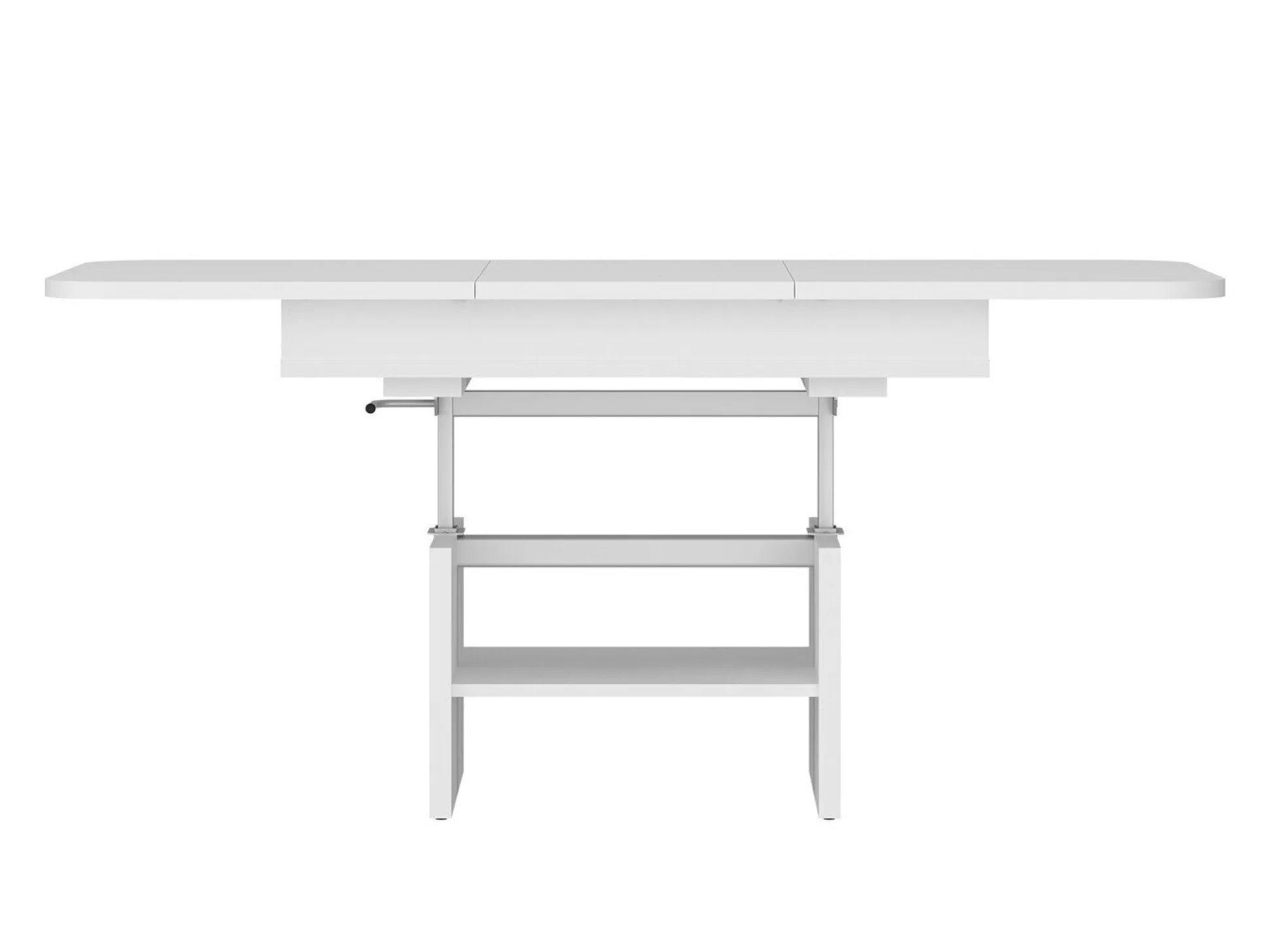 Transformer sofabord Ontario 121 (Hvid)