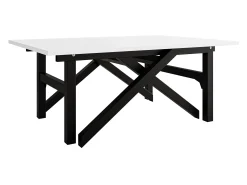 Transformer sofabord Oswego 151 (Hvid + Sort)