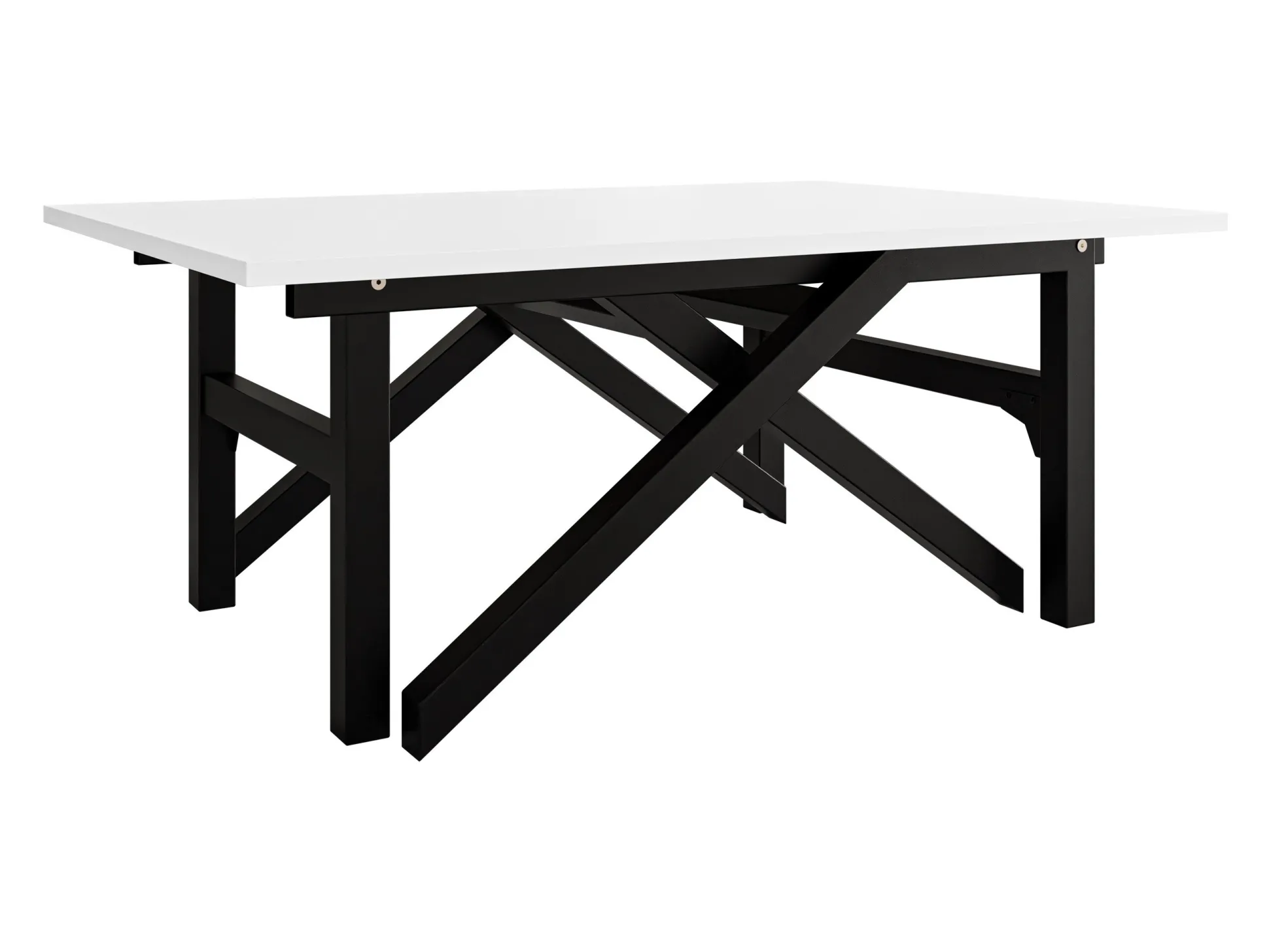 Transformer sofabord Oswego 151 (Hvid + Sort)