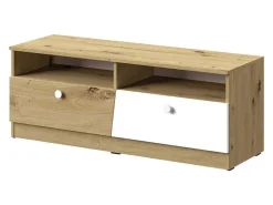 TV-bord Almira 107 (Artisan eg + Hvid)
