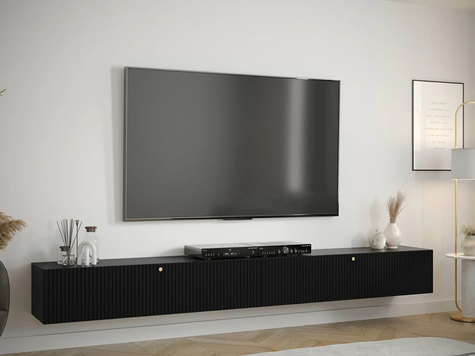 TV-bord Anulio II (Sort)