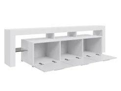 TV-bord Arbor (Hvid + Glansfuld hvid)