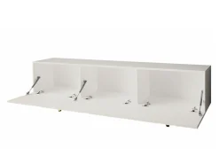 TV-bord Audis (Hvid + Glansfuld hvid)