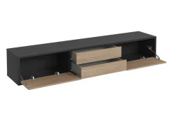 TV-bord Austin 325 (Antracit + Egetræ)