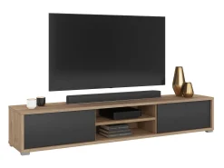 TV-bord Austin 326 (Egetræ + Antracit)