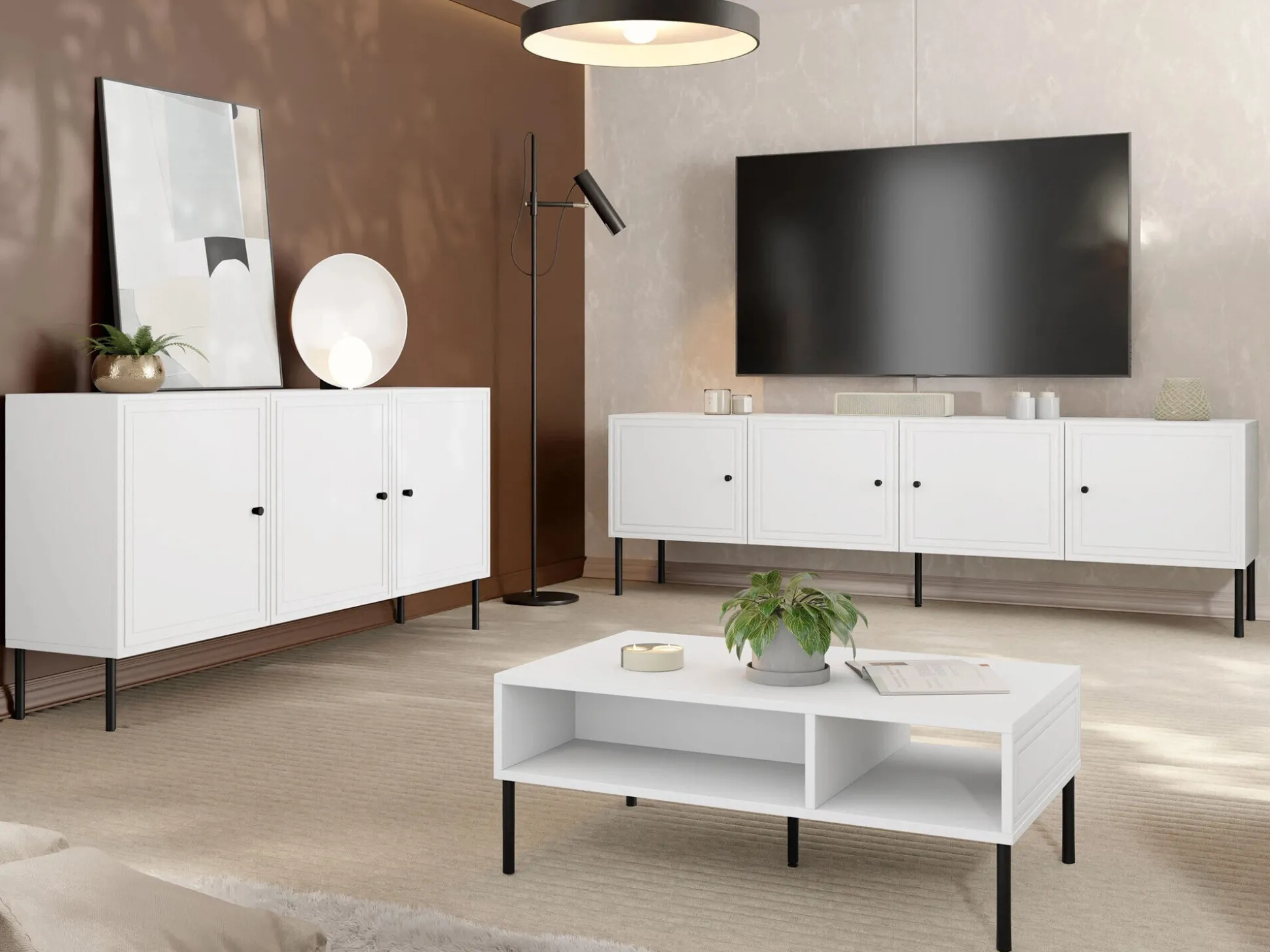 TV-bord Celra I (Hvid)