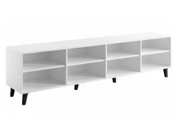 TV-bord Charlotte 184 (Hvid + Craft egetræ)