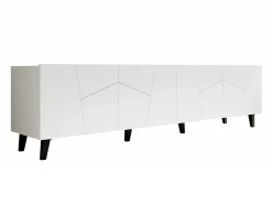 TV-bord Charlotte 181 (Hvid + Sort)