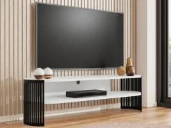 TV-bord Civer (Sort + Hvid)