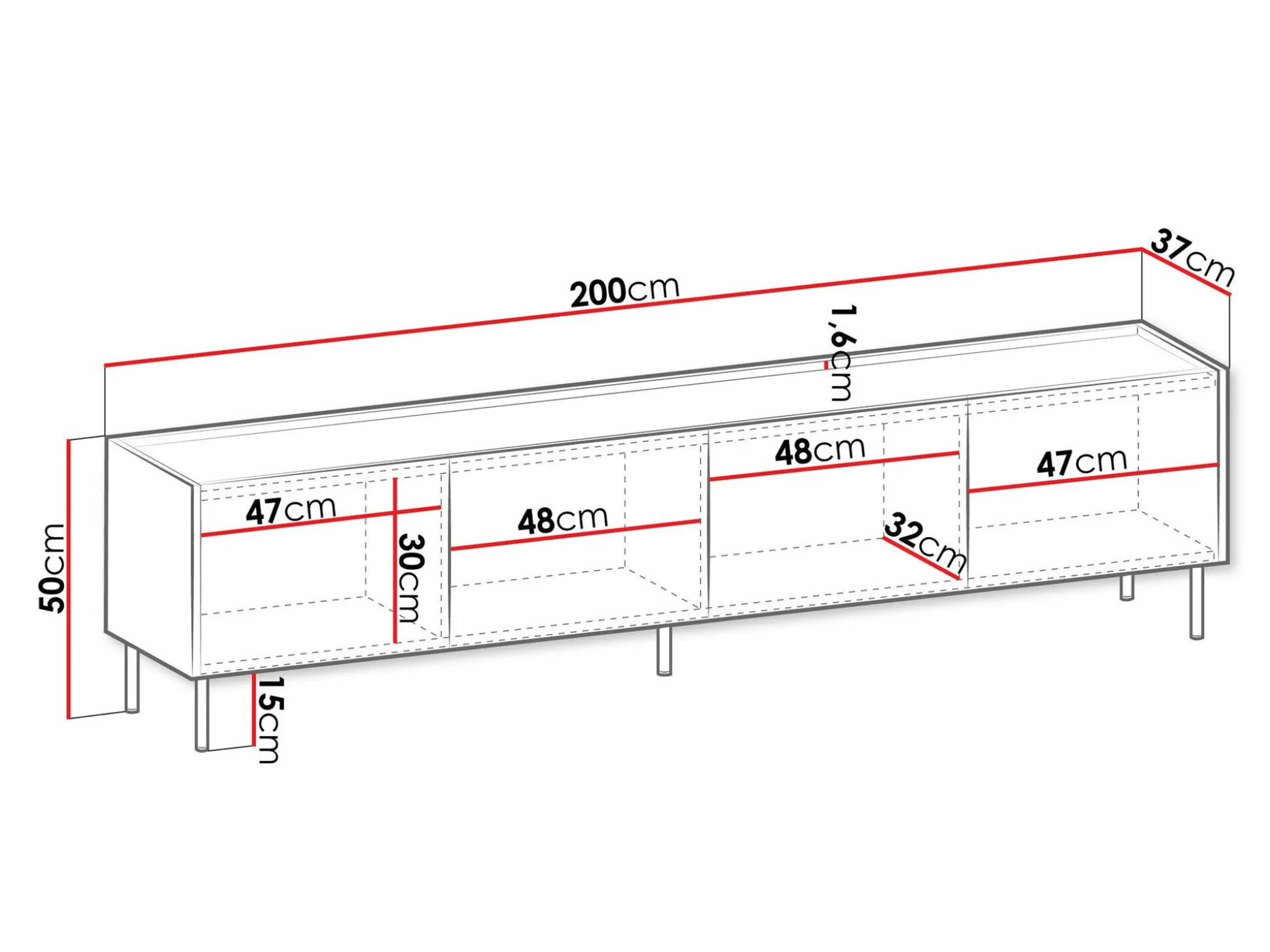TV-bord Comfivo Belviro I