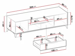 TV-bord Comfivo Citrus