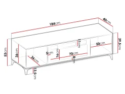 TV-bord Comfivo Citrus II