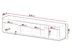 TV-bord Comfivo Ovitas