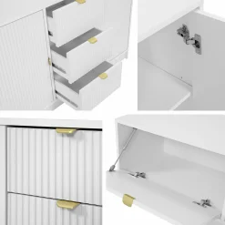 TV-bord Comfivo Papilio I (Hvid)