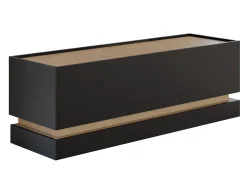 TV-bord Comfivo Tilia I (Sort + Egetræ)