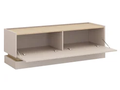 TV-bord Comfivo Tilia I (Sort + Egetræ)