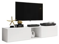 TV-bord Corbele 115 (Hvid)