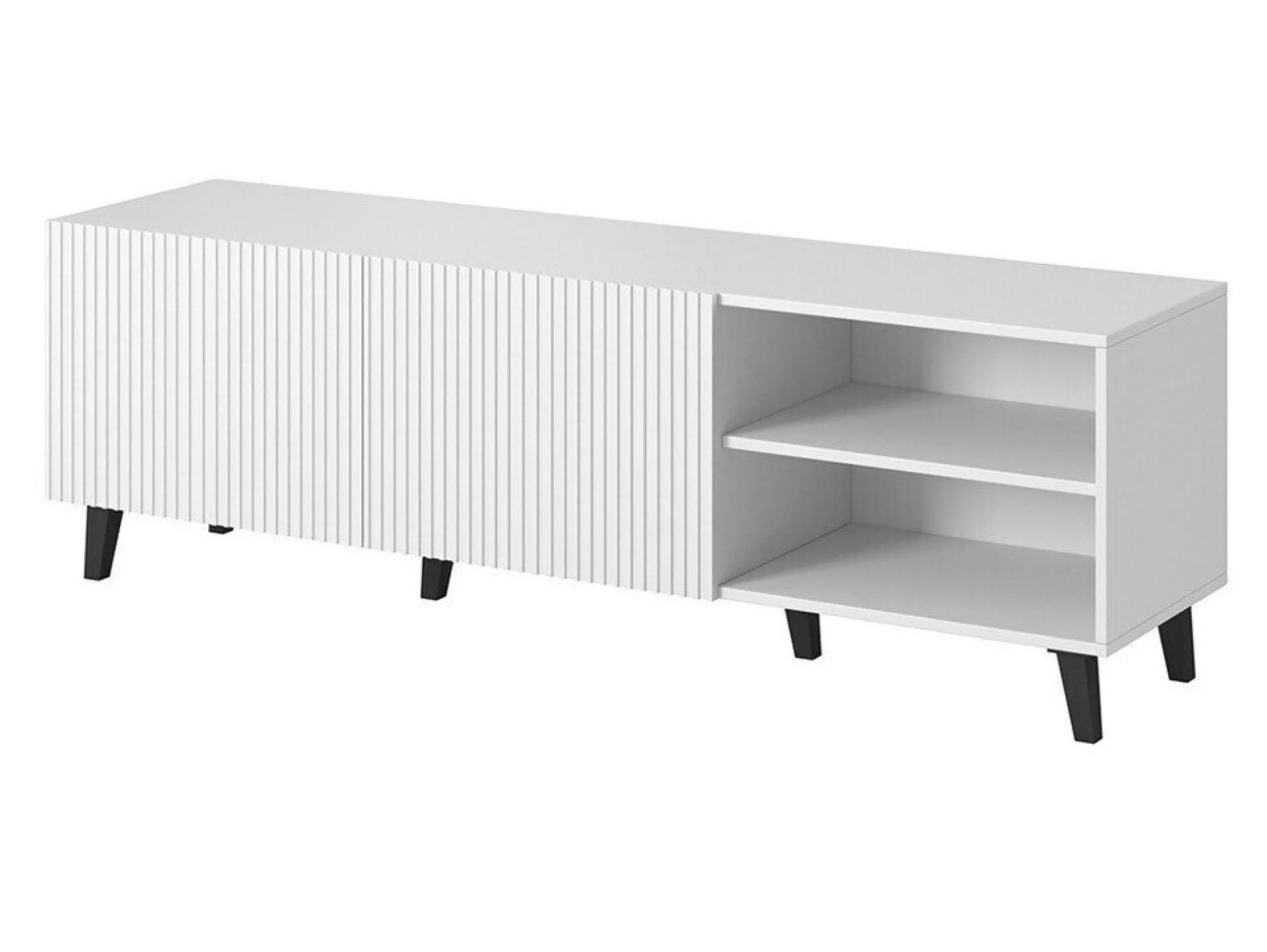 TV-bord Dicto (Hvid + Sort)