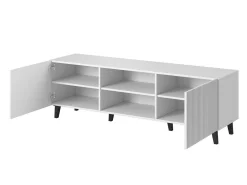 TV-bord Dicto (Hvid + Sort)