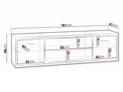 TV-bord Etrmoni 111 (Lyst træ)