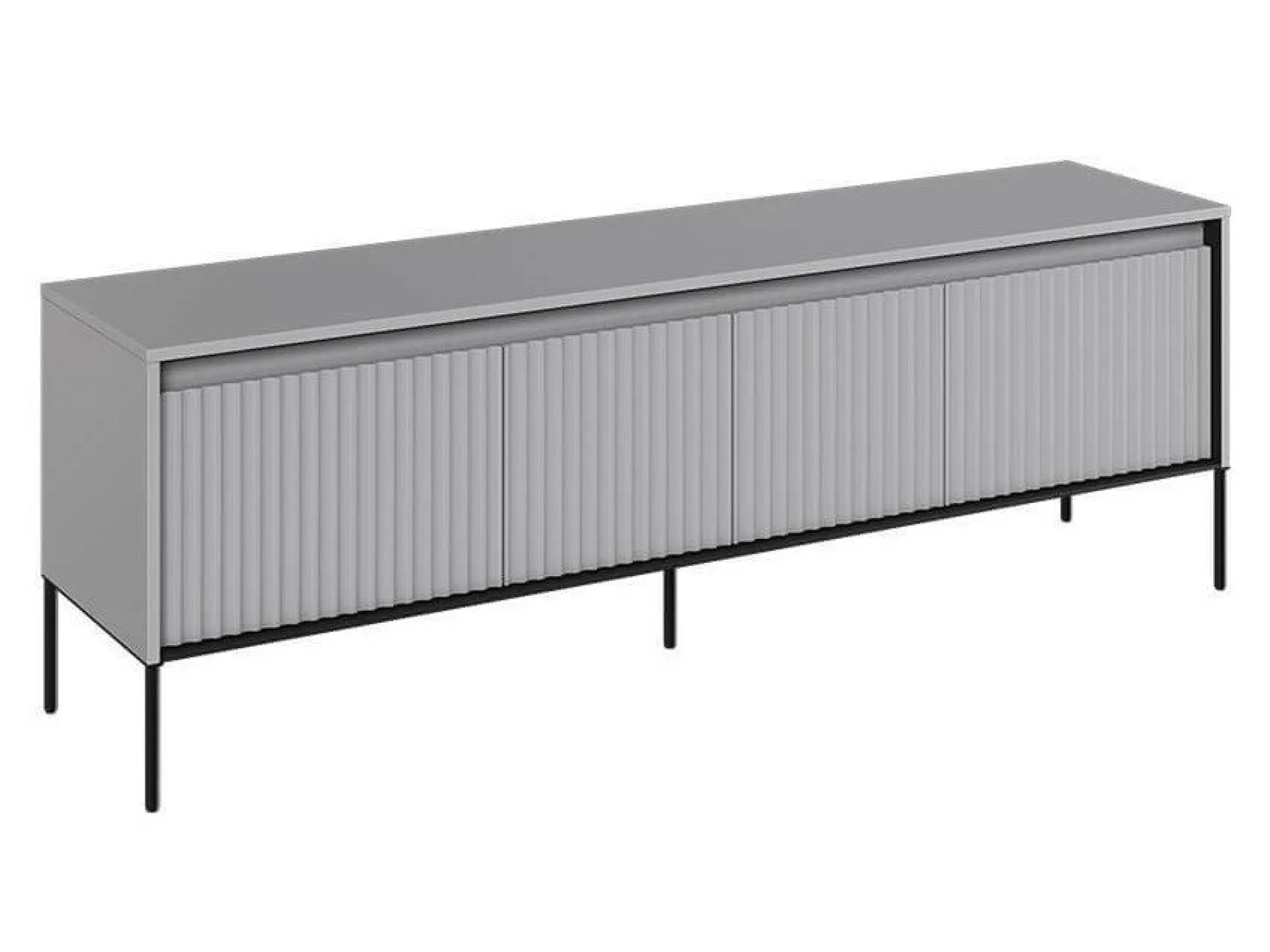 TV-bord Fernolu 104 (Grå + Sort)