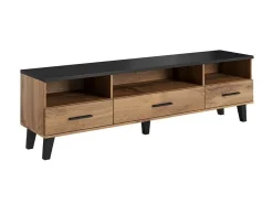 TV-bord Larfloi 109 (Wotan eg + Sort)