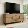 TV-bord Larfloi 107 (Wotan eg + Sort)
