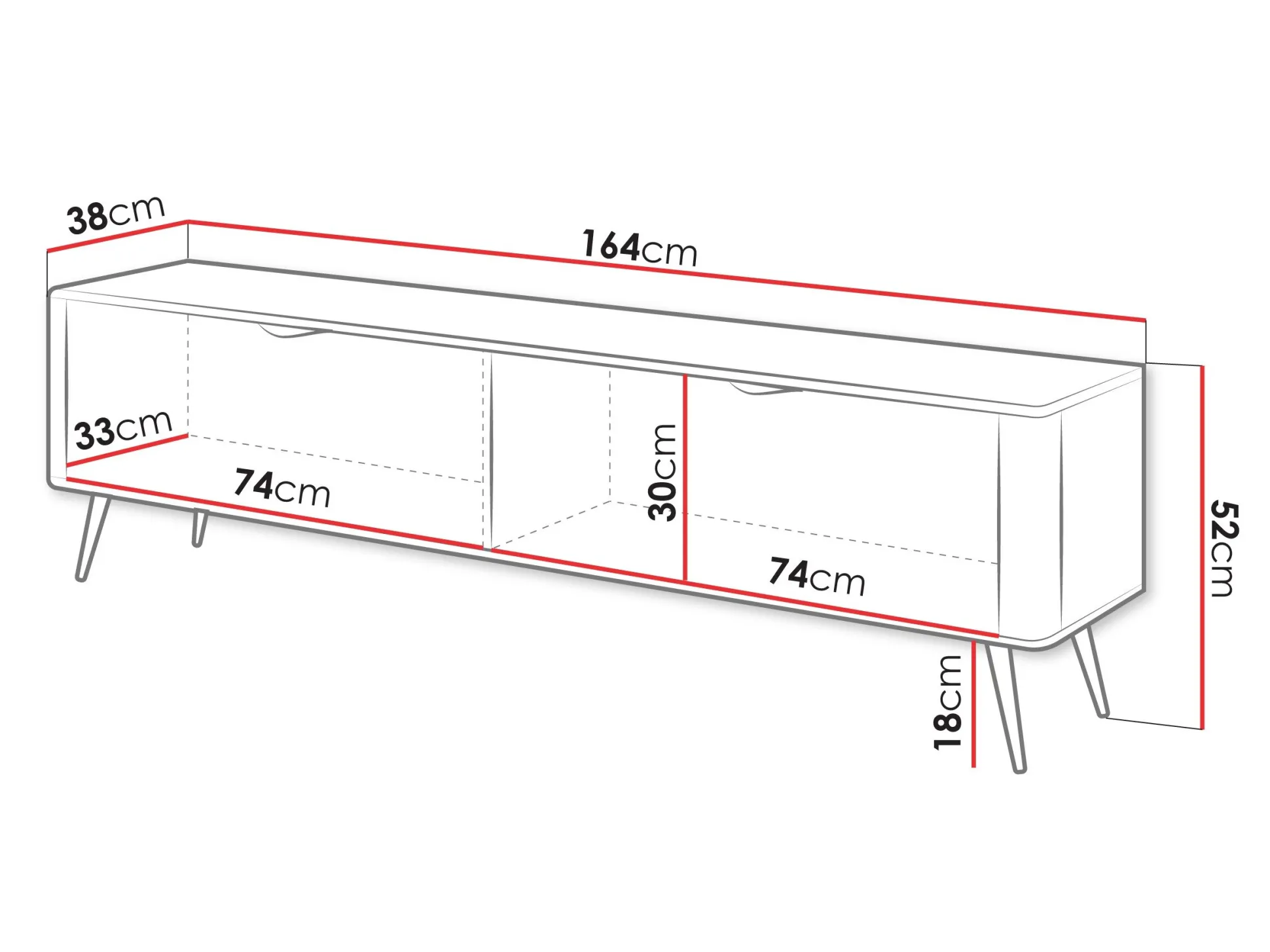 TV-bord Lectum (Beige)