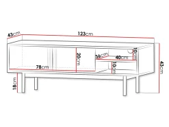 TV-bord Levali 109 (Beige)