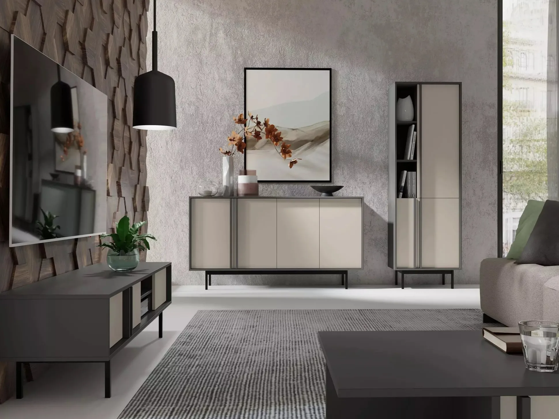 TV-bord Levali 108 (Beige)