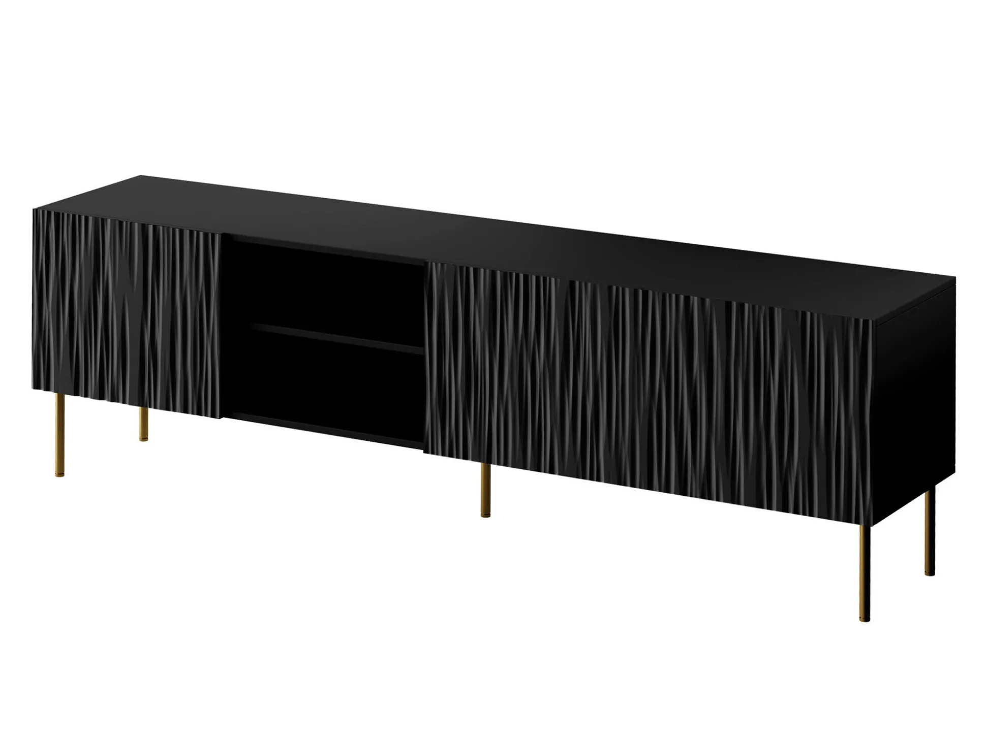 TV-bord Lorelbo 103 (Sort + Gylden)