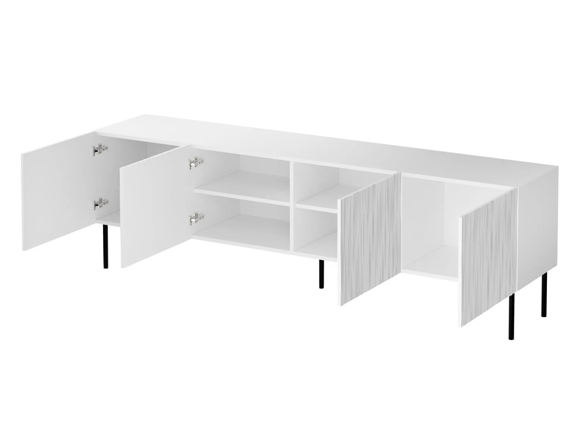 TV-bord Lorelbo 103 (Sort + Gylden)