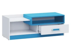 TV-bord Lorlare 111 (Hvid + Turkis)