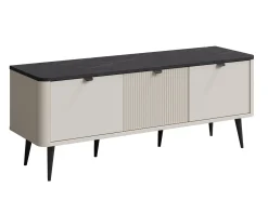 TV-bord Lufela 113 (Kashmir + Grå marmor)