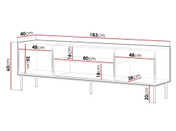 TV-bord Merevai 104 (Kashmir)