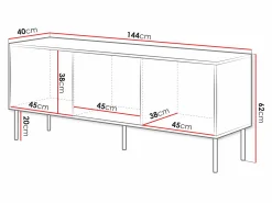 TV-bord Monevare 103 (Wotan eg + Kashmir)