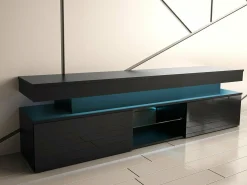 TV-bord Monfero (Sort + Blank sort)