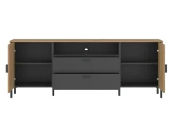 TV-bord Morelmi 101 (Antracit + Egetræ)