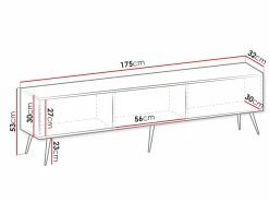TV-bord Princal III (Hvid)
