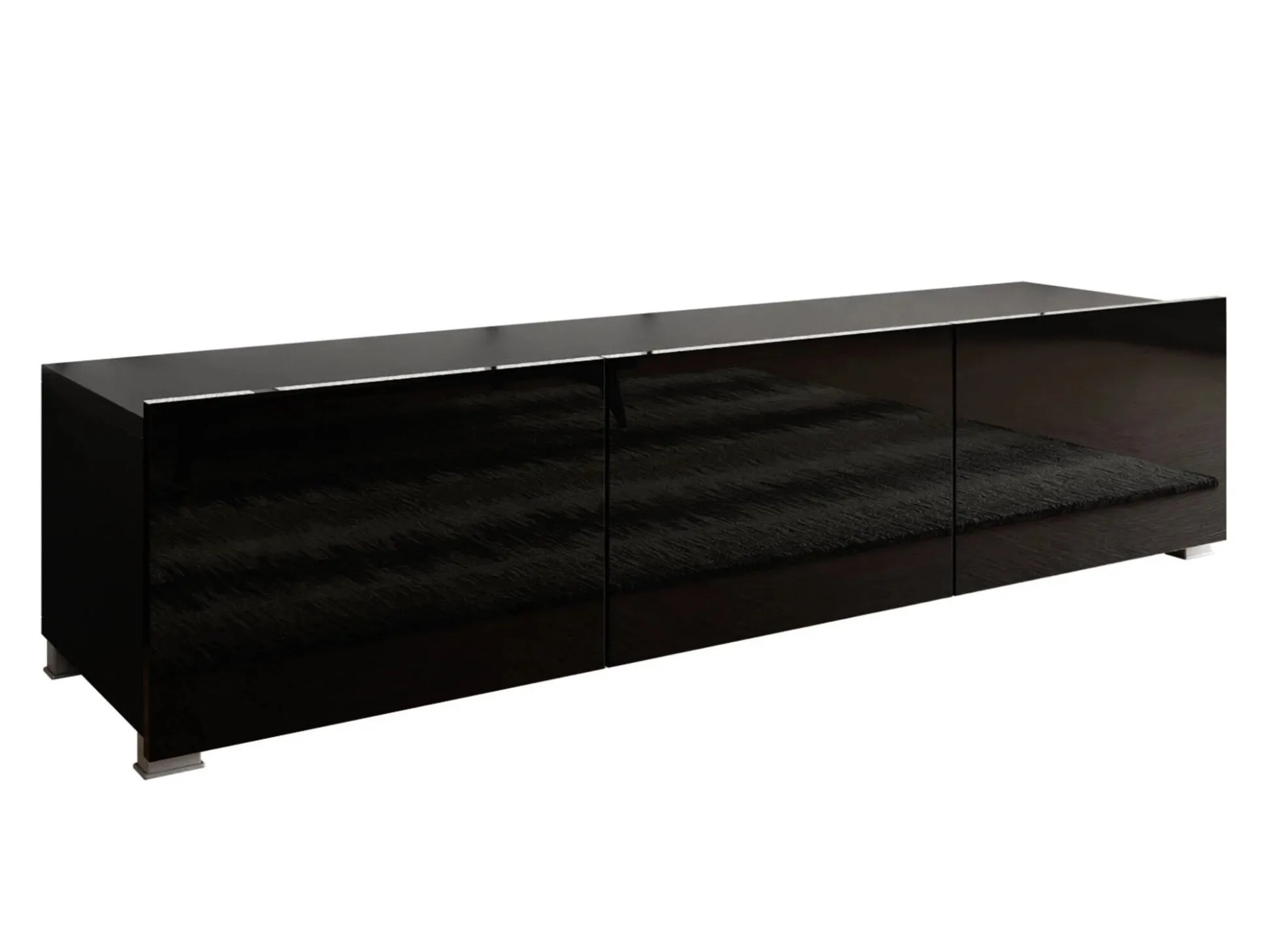 TV-bord Remus (Sort + Blank sort)