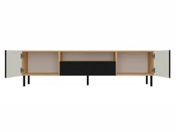 TV-bord Romseru 105 (Sort + Artisan eg)