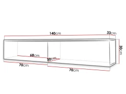 TV-bord Sarasota 163