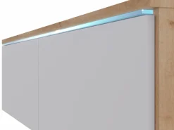 TV-bord Scientia I (Hvid + Glansfuld hvid)