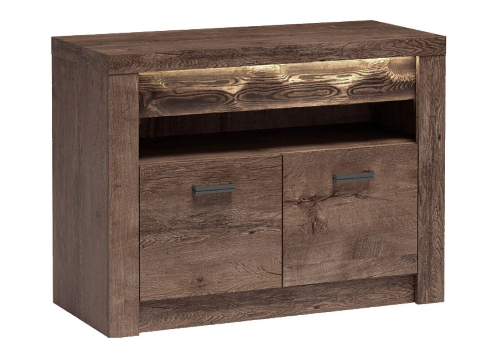 TV-bord Serfeno 107 (Mørk aske)