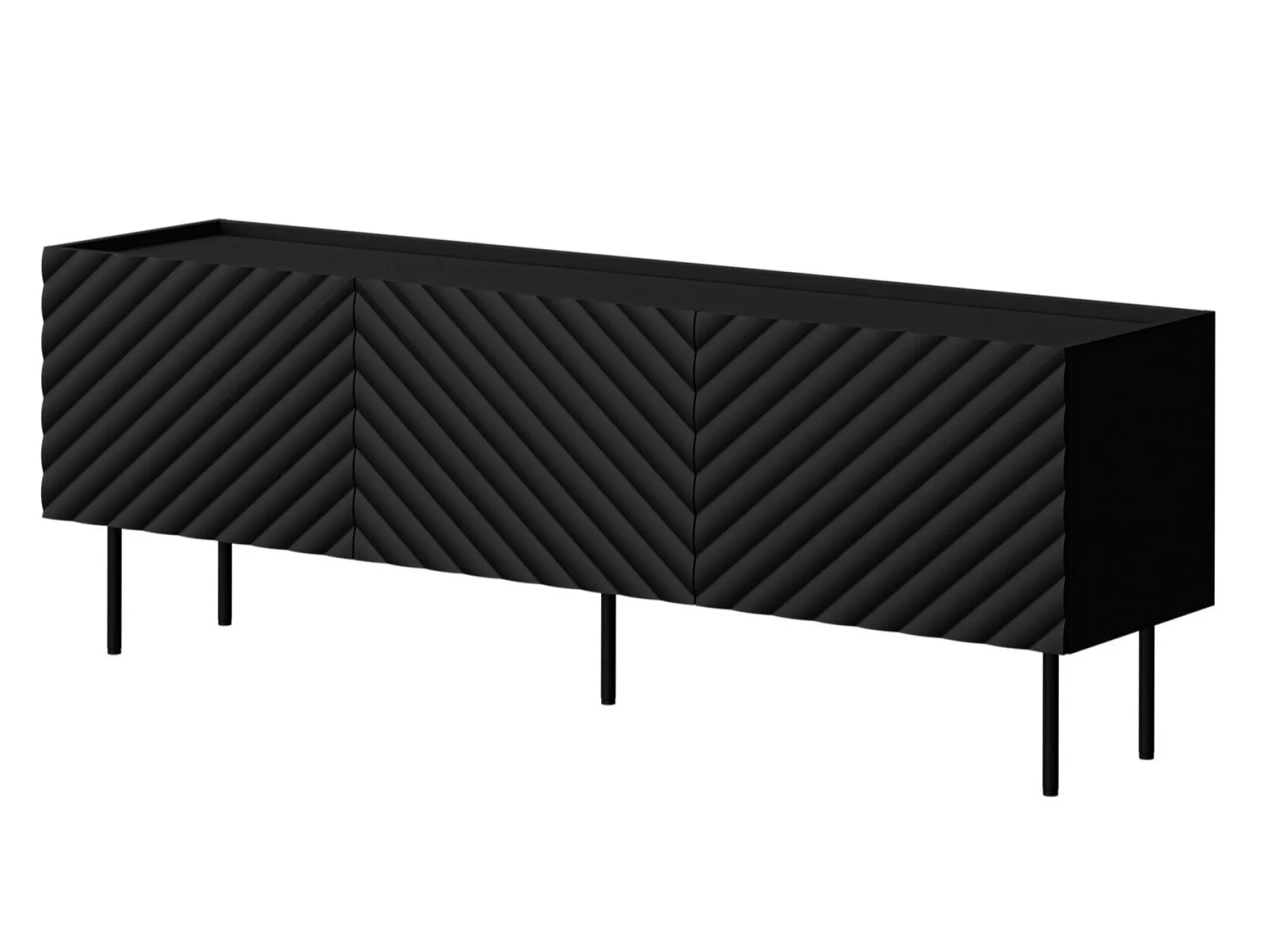 TV-bord Sillen (Sort)