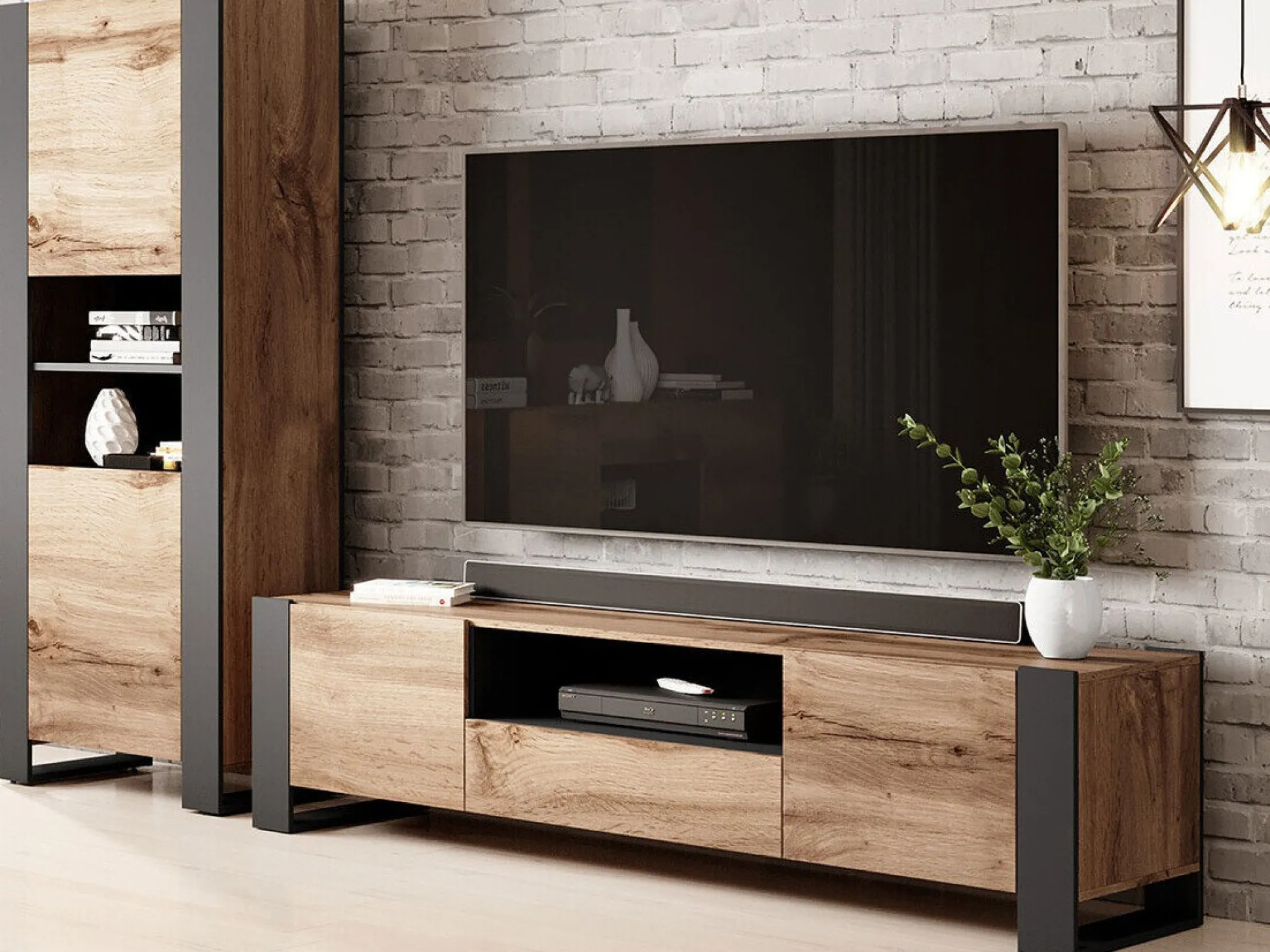 TV-bord Socius (Wotan eg + Antracit)